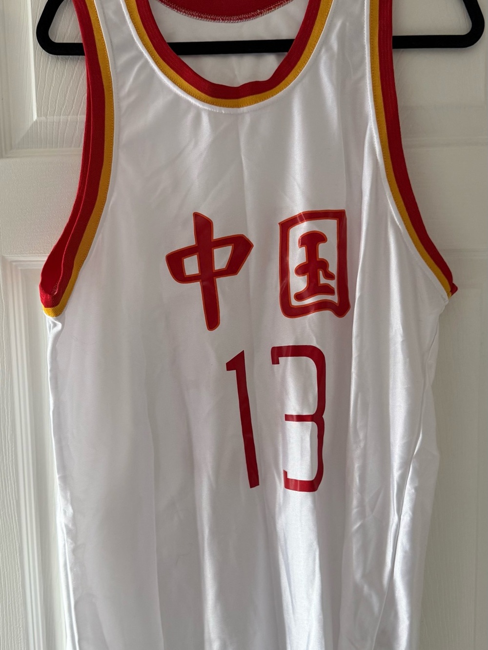 Vintage Yao Ming #13 China Basketball Jersey Dodger Made in USA Size L
